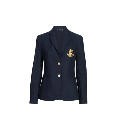 Laurèn Veste Brodée En Coton Mélangé In Black