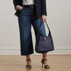 Lauren Woman High-rise Wide-leg Cropped Jean In Marina Wash