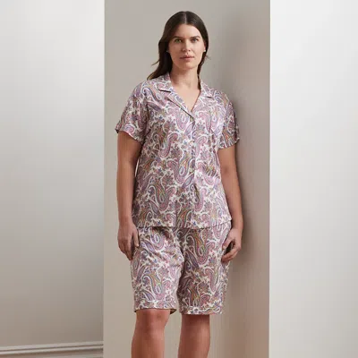 Lauren Woman Paisley Jersey Bermuda Sleep Set