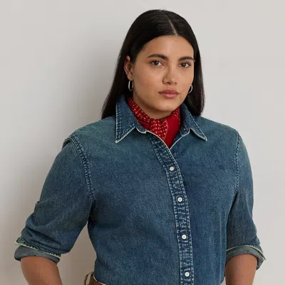 Lauren Woman Ralph Lauren Classic Fit Denim Shirt
