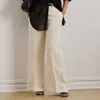 Lauren Woman Ralph Lauren Linen-blend Twill Wide-leg Pant