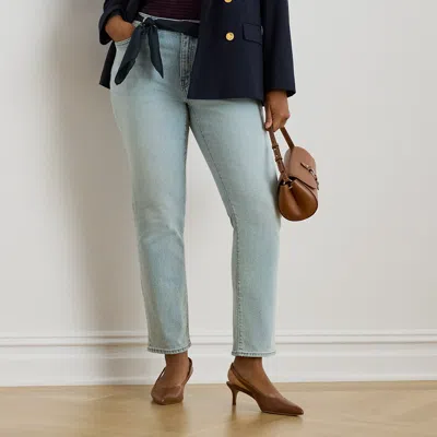 Lauren Woman Ralph Lauren Mid-rise Straight Ankle Jean