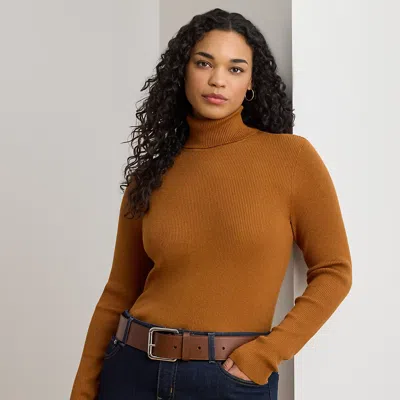 Lauren Woman Ralph Lauren Ribbed Turtleneck Sweater