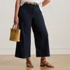 Lauren Woman Ralph Lauren Stretch Chino Wide-leg Cropped Pant