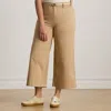 Lauren Woman Ralph Lauren Stretch Chino Wide-leg Cropped Pant