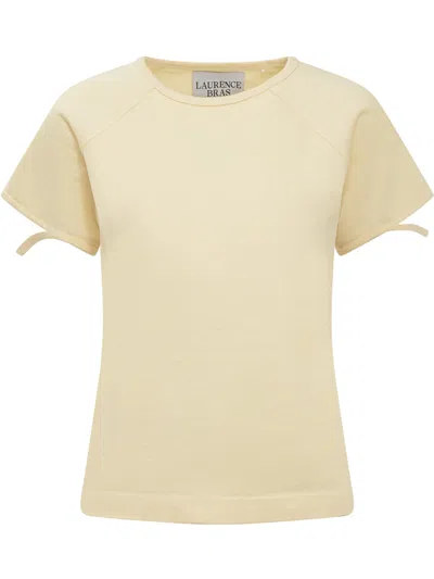 Laurence Bras Gironeck T-shirt In Giallo/paglia