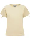 Laurence Bras Logo-appliqué T-shirt In Yellow