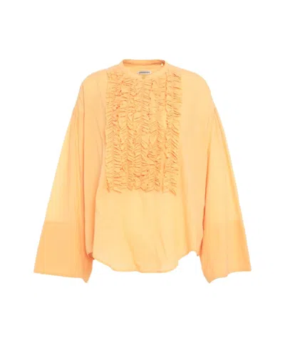 Laurence Bras Magda' Ruffled Blouse In Yellow