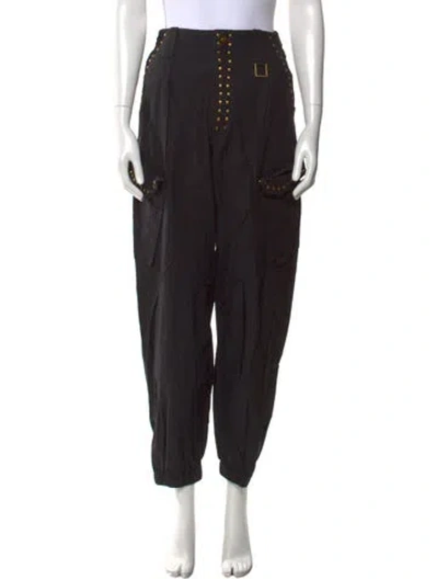 Pre-owned Laurence Bras Skinny Leg Pants In Black