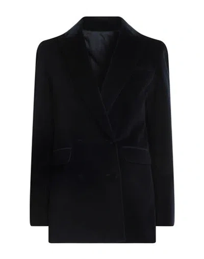 Laurence Bras Woman Blazer Midnight Blue Size 8 Cotton