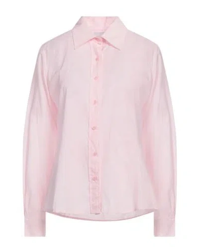 Laurence Bras Woman Shirt Pink Size 6 Cotton, Viscose