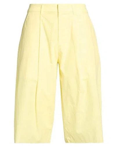 Laurence Bras Woman Shorts & Bermuda Shorts Yellow Size 6 Cotton