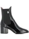 Laurence Dacade 60mm Angie Leather Chelsea Boots In Black