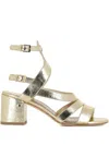 Laurence Dacade 70mm Leather Sandals In Gold