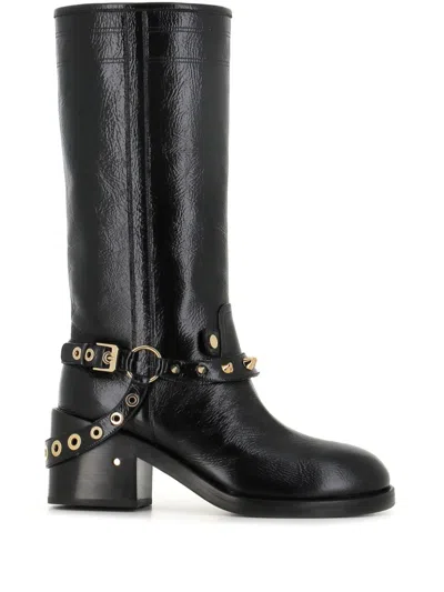 LAURENCE DACADE 70MM STUD-DETAIL BOOTS