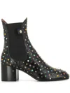 Laurence Dacade Angie Stud Leather Boots In Schwarz
