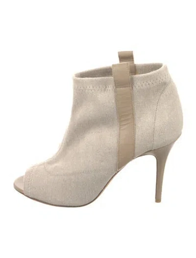 Pre-owned Laurence Dacade Canvas Mules In Neutral