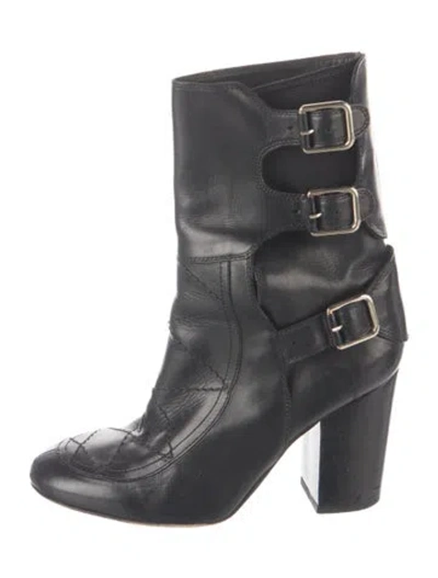 Pre-owned Laurence Dacade Leather Boots In Black