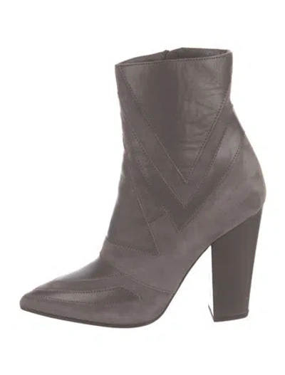 Pre-owned Laurence Dacade Leather Boots In Gray