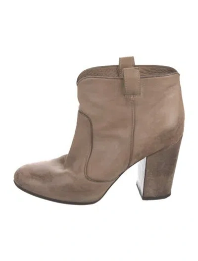 Pre-owned Laurence Dacade Leather Boots In Neutral