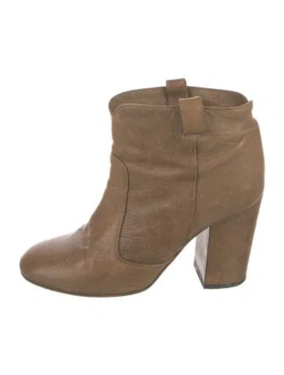 Pre-owned Laurence Dacade Leather Boots In Neutral