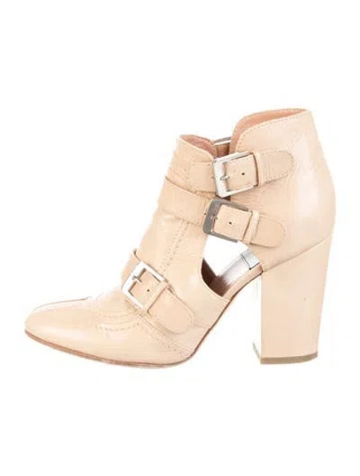 Pre-owned Laurence Dacade Leather Boots In Neutral