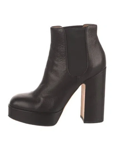 Pre-owned Laurence Dacade Leather Chelsea Boots In Black