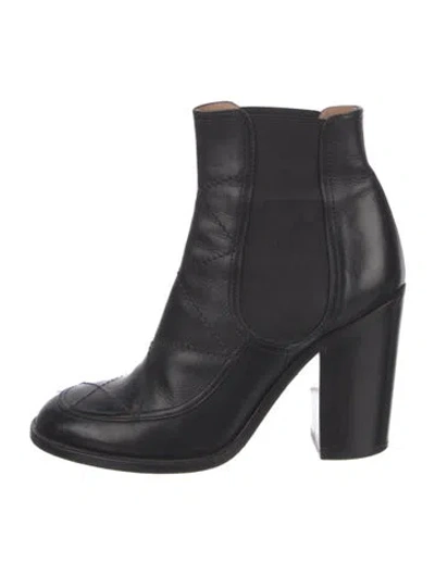 Pre-owned Laurence Dacade Leather Chelsea Boots In Black