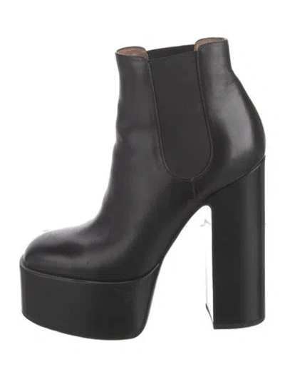 Pre-owned Laurence Dacade Leather Chelsea Boots In Black