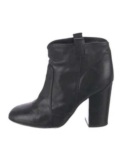 Pre-owned Laurence Dacade Leather Riding Boots In Black