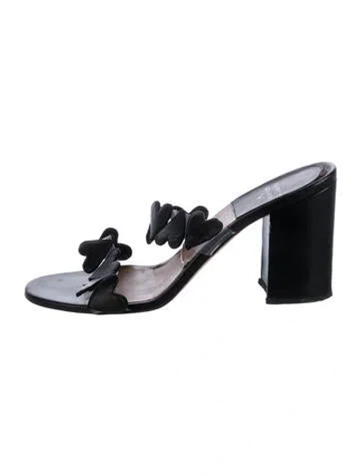 Pre-owned Laurence Dacade Leather Sandals In Black