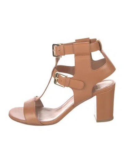 Pre-owned Laurence Dacade Leather Sandals In Brown