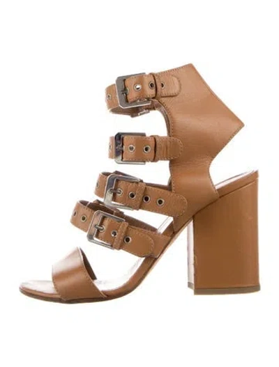 Pre-owned Laurence Dacade Leather Sandals In Brown