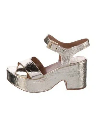 Pre-owned Laurence Dacade Leather Sandals In Silver