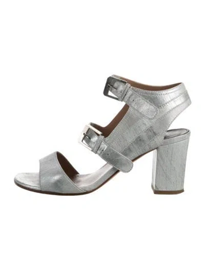Pre-owned Laurence Dacade Leather Sandals In Silver