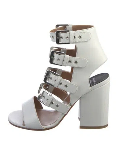 Pre-owned Laurence Dacade Leather Sandals In White