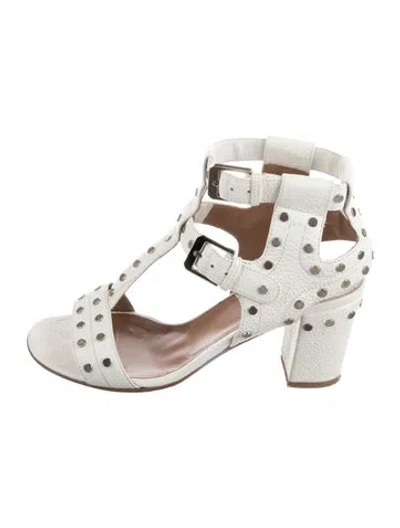 Pre-owned Laurence Dacade Leather Sandals In White