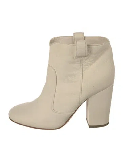 Pre-owned Laurence Dacade Leather Western Boots In Neutrals