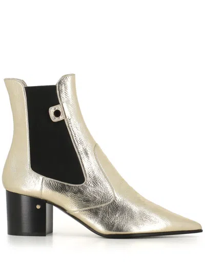 Laurence Dacade Metallic-effect Boots In 金色