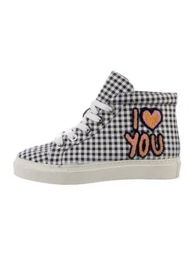 Pre-owned Laurence Dacade Plaid Print Sneakers In Multicolor