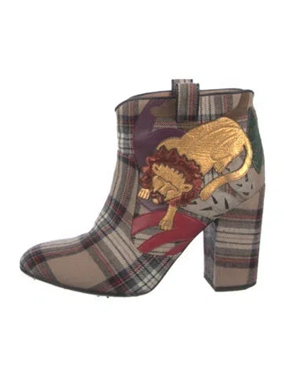 Pre-owned Laurence Dacade Printed Boots In Multi