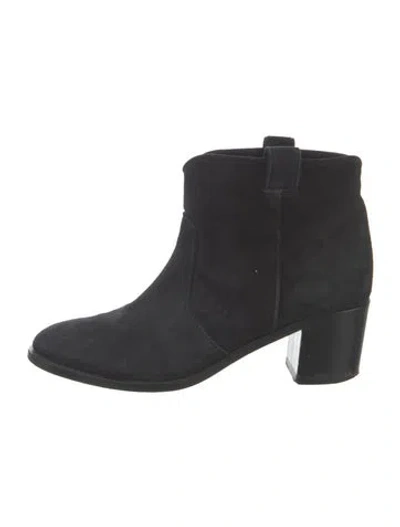 Pre-owned Laurence Dacade Suede Boots In Black