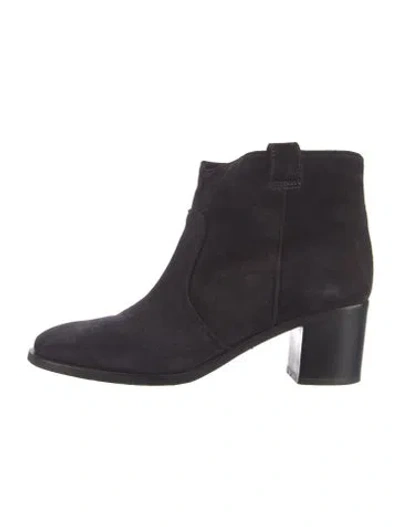 Pre-owned Laurence Dacade Suede Boots In Black