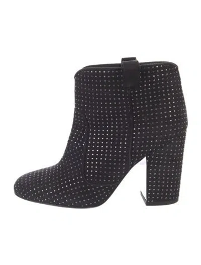 Pre-owned Laurence Dacade Suede Boots In Black
