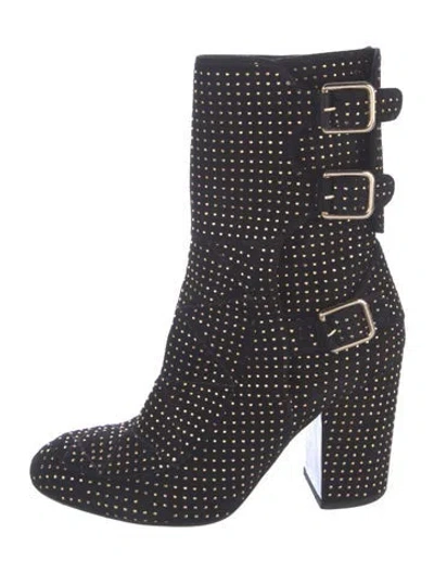 Pre-owned Laurence Dacade Suede Boots In Black