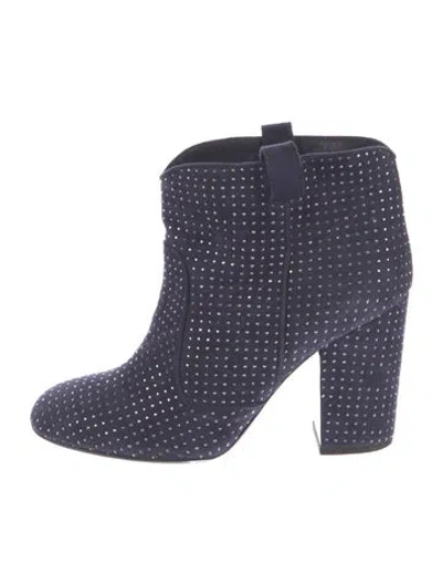 Pre-owned Laurence Dacade Suede Boots In Blue