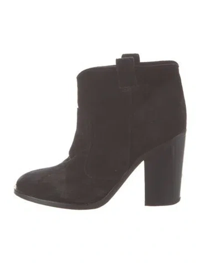 Pre-owned Laurence Dacade Suede Boots In Brown