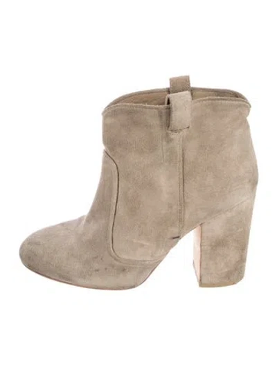 Pre-owned Laurence Dacade Suede Boots In Neutral