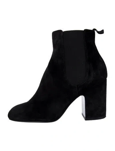 Pre-owned Laurence Dacade Suede Chelsea Boots In Black