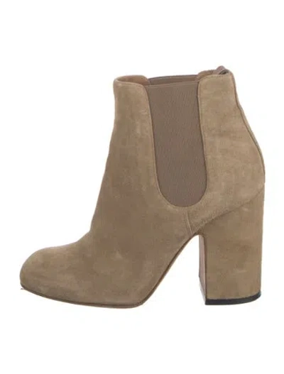 Pre-owned Laurence Dacade Suede Chelsea Boots In Neutral